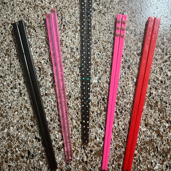 Colorful Chinese hair sticks Set - Picture 1 of 1